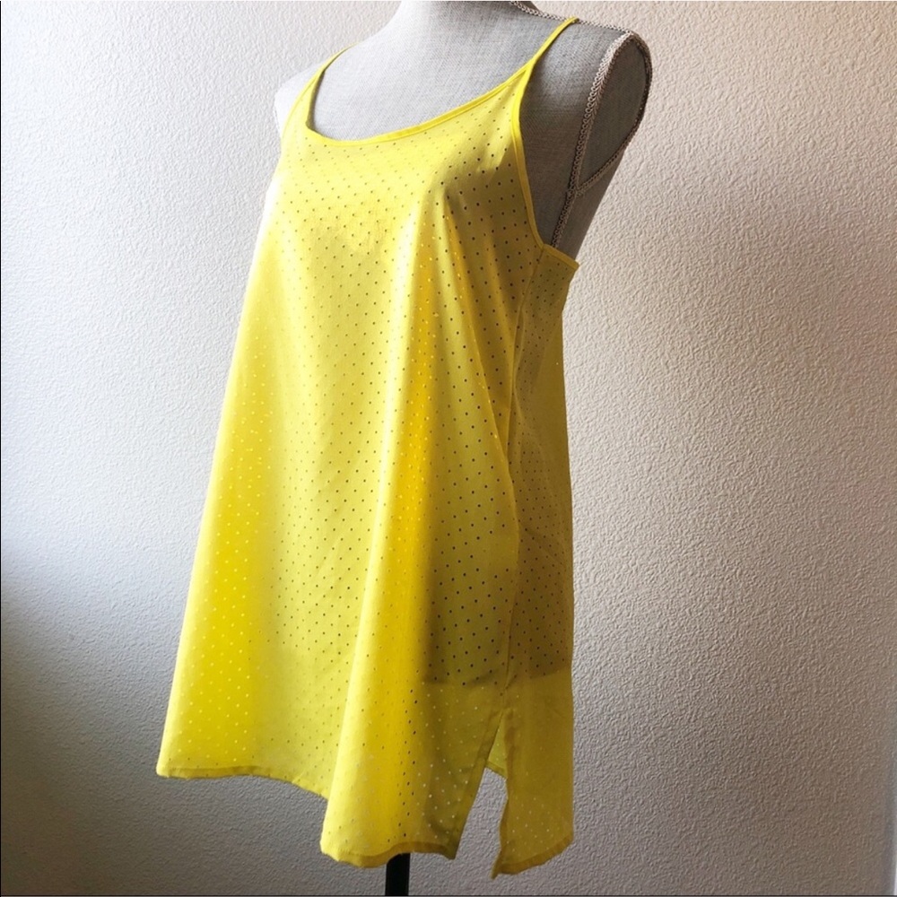 Zara Collection perforated racerback tank top